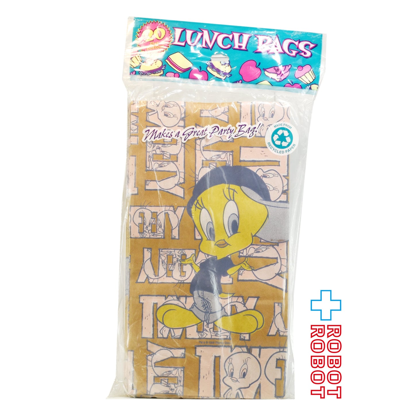 ルーニー・チューンズ  トゥイーティー ランチバッグ 紙袋 20枚入り 1996 未開封