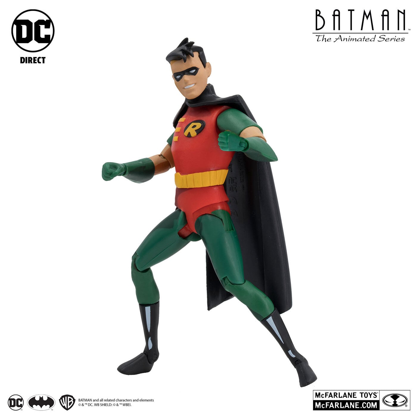 マクファーレン・トイズ DCダイレクト バットマン アニメイテッド #02 ロビン 6インチ アクションフィギュア 国内版 未開封