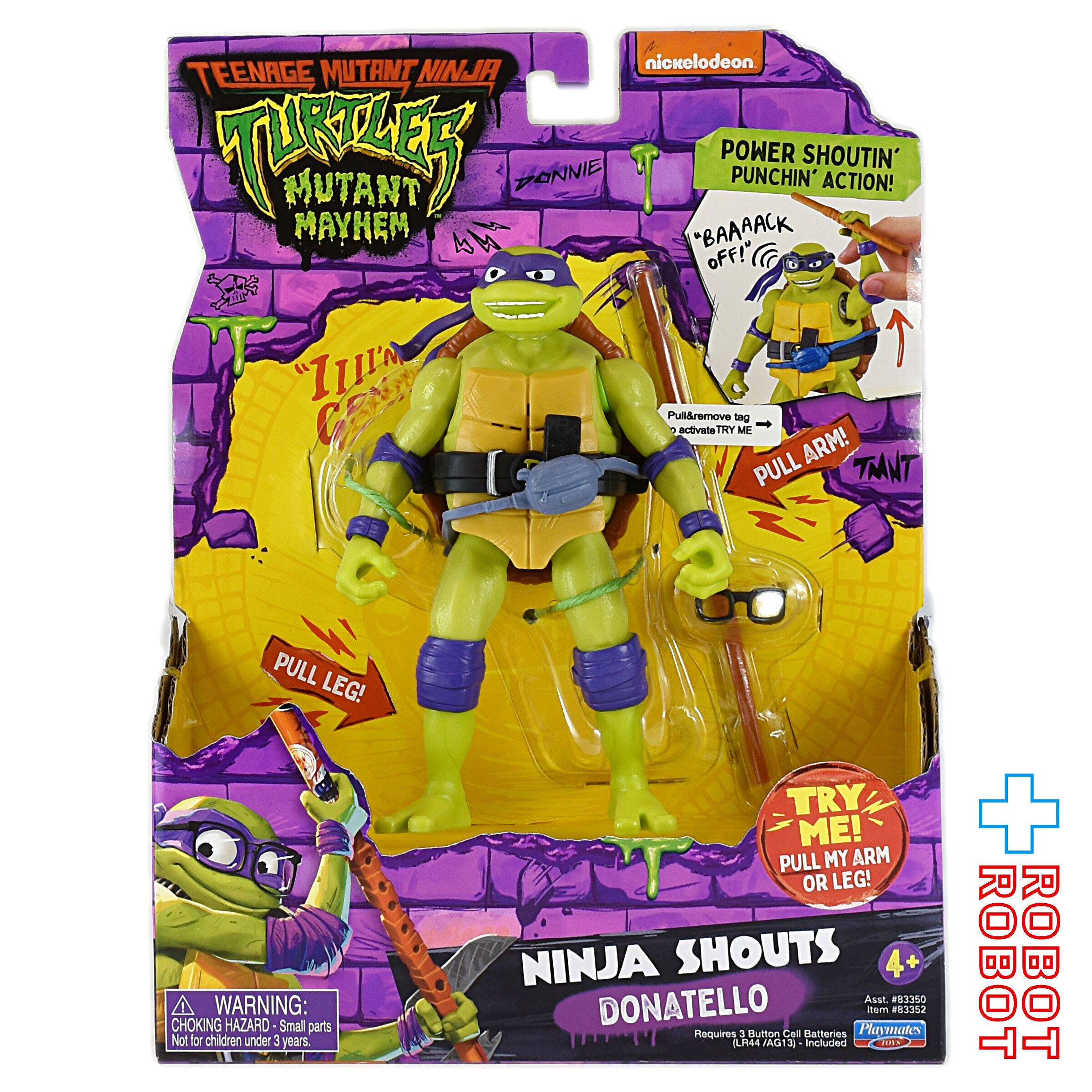 プレイメイツ タートルズ TMNT デラックス ニンジャ・シャウト