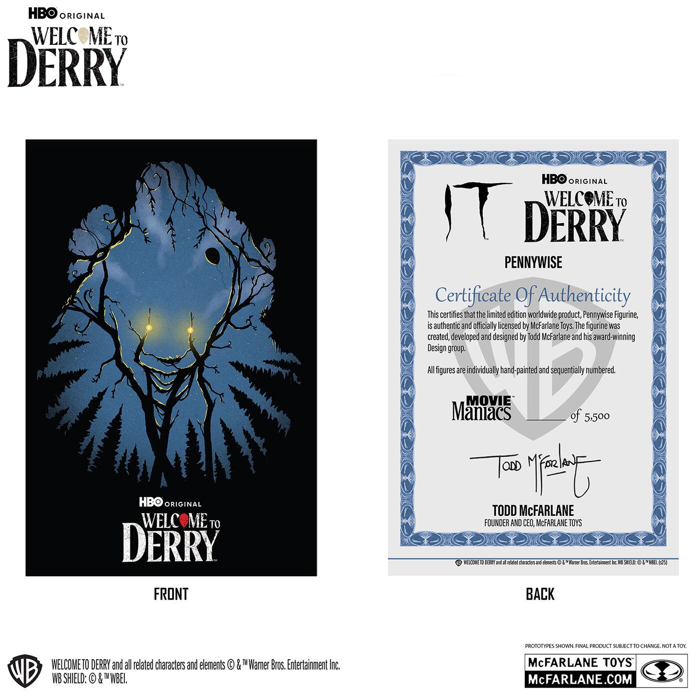 マクファーレン ムービー・マニアックス IT ウェルカム・トゥ・デリー ペニーワイズ 6インチ ポーズドスタチュー フィギュア 国内版 未開封