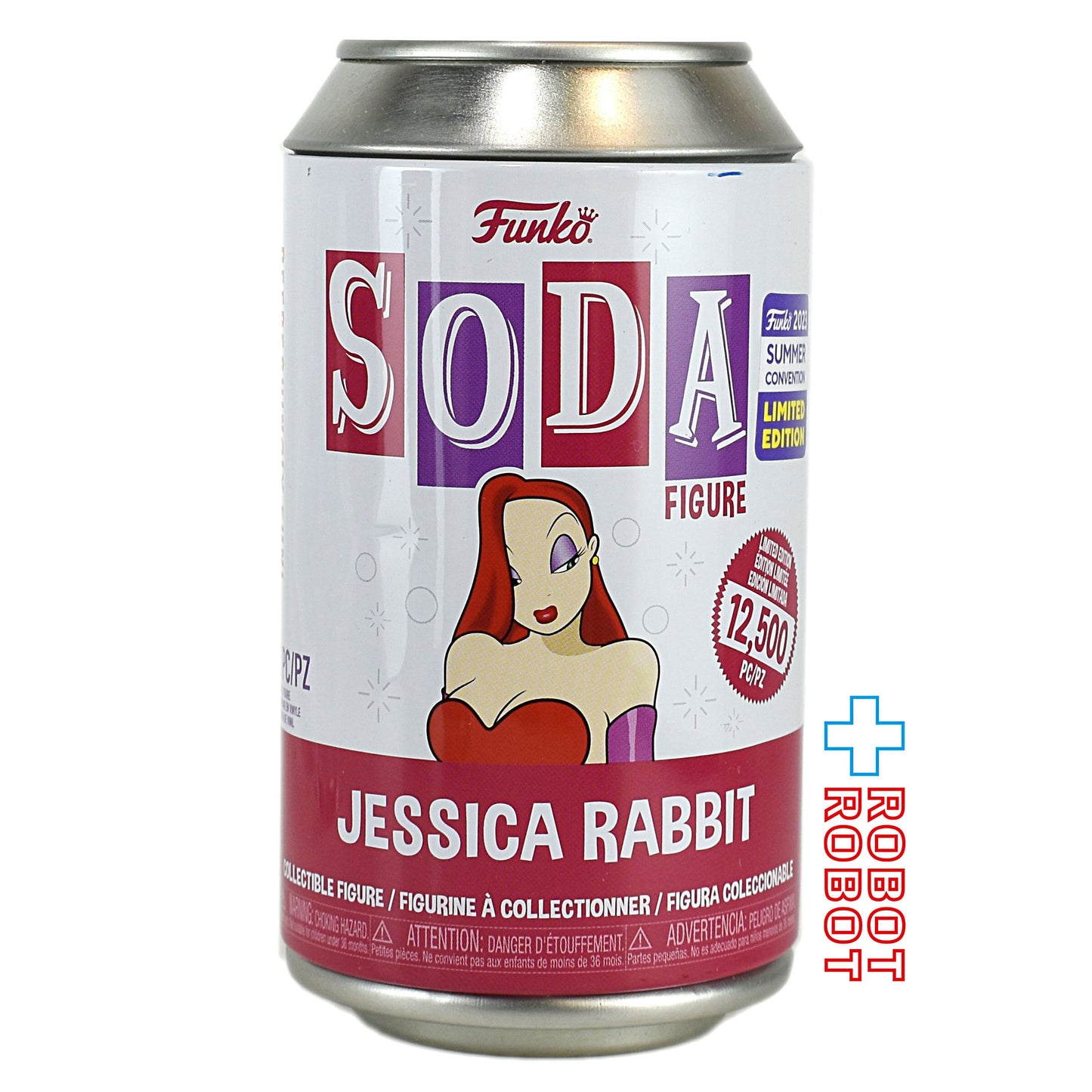 ファンコ SODA ソーダ缶 ロジャー・ラビット ジェシカ・ラビット ビニールフィギュア 未開封 ファンコ 2023 サマーコンベンショ限定