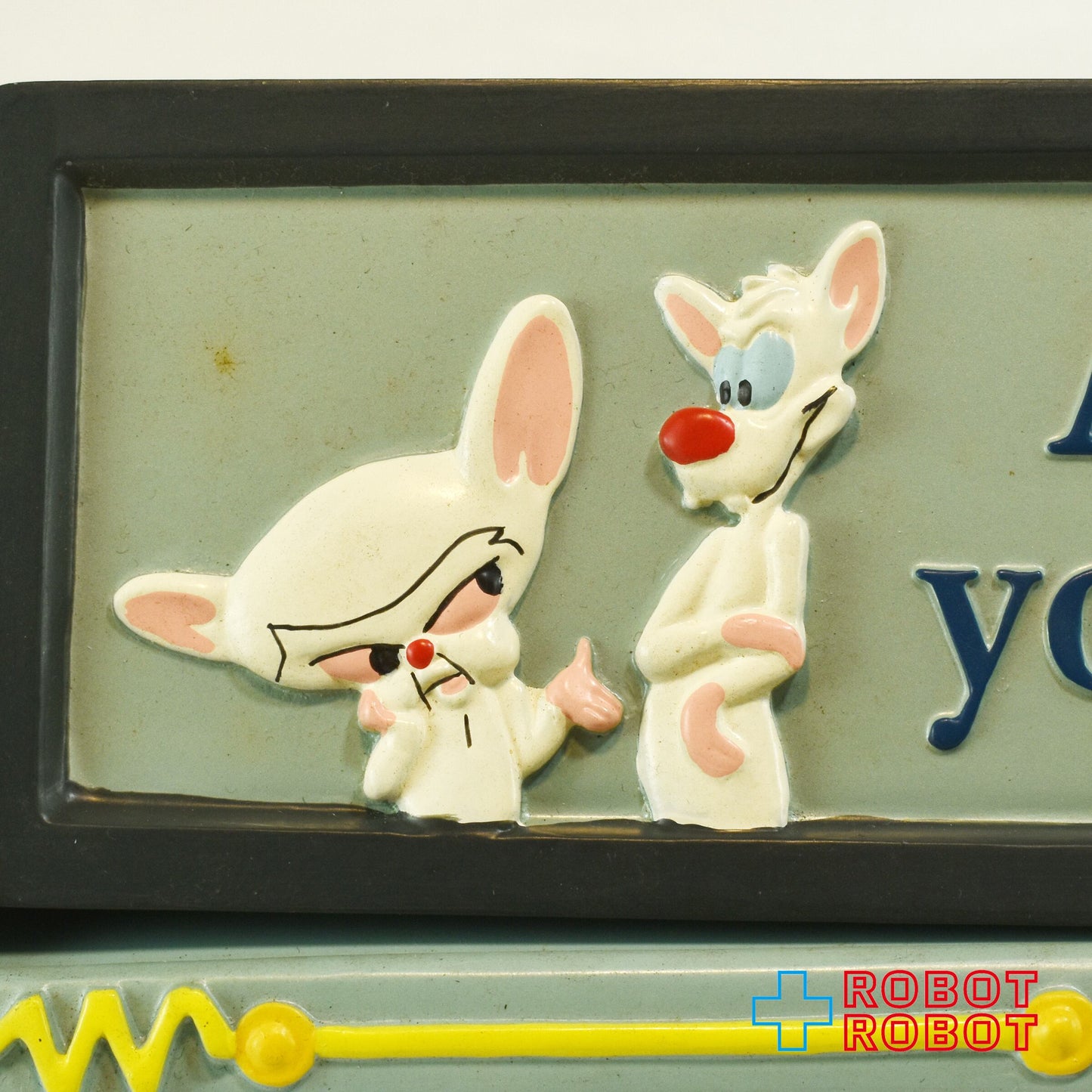 ワーナーブラザーズ・スタジオストア ピンキー & ブレイン デスクサイン 1999