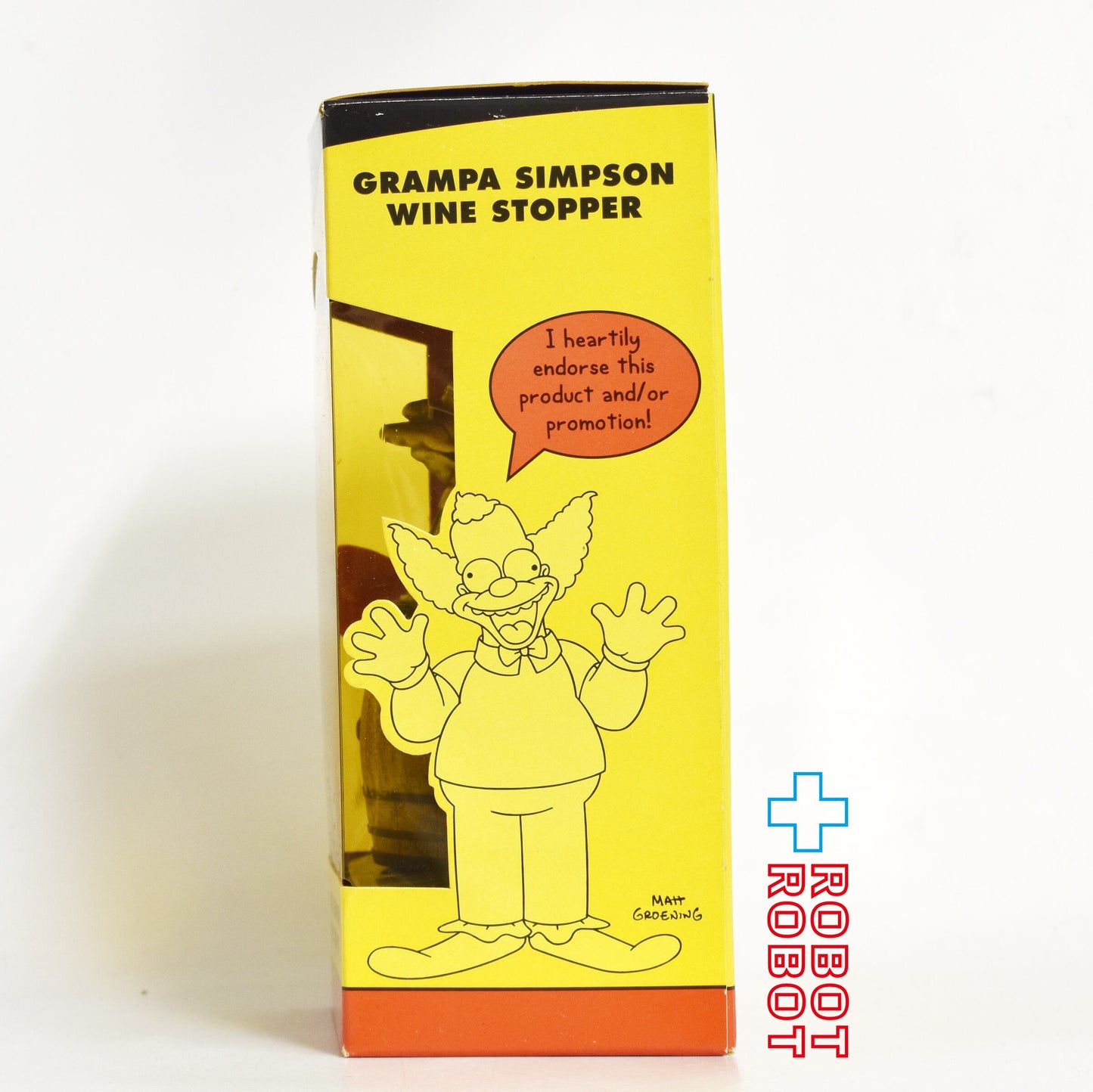 ザ・シンプソンズ エイブラハム・シンプソン グランパ ワインストッパー 2000 箱入