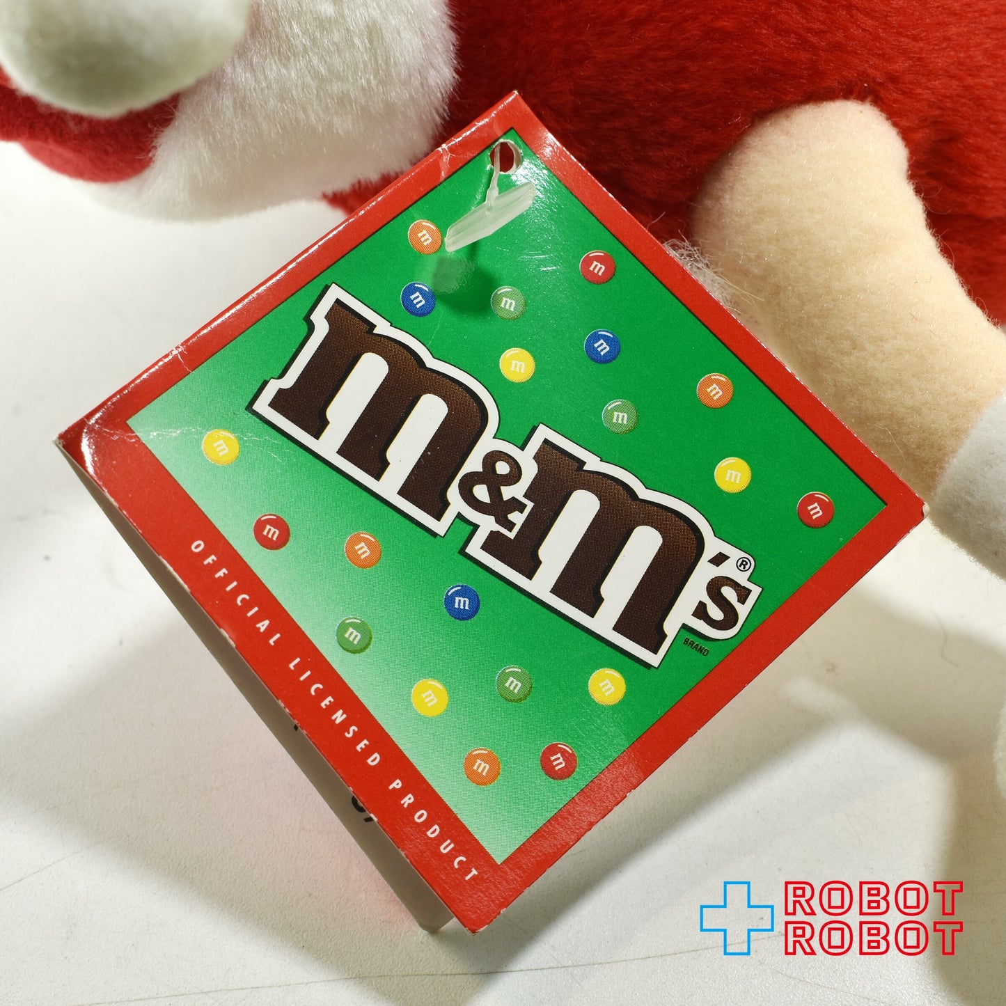 M&M's サンタ レッド エムアンドエムズ ぬいぐるみ人形 紙タグ付き