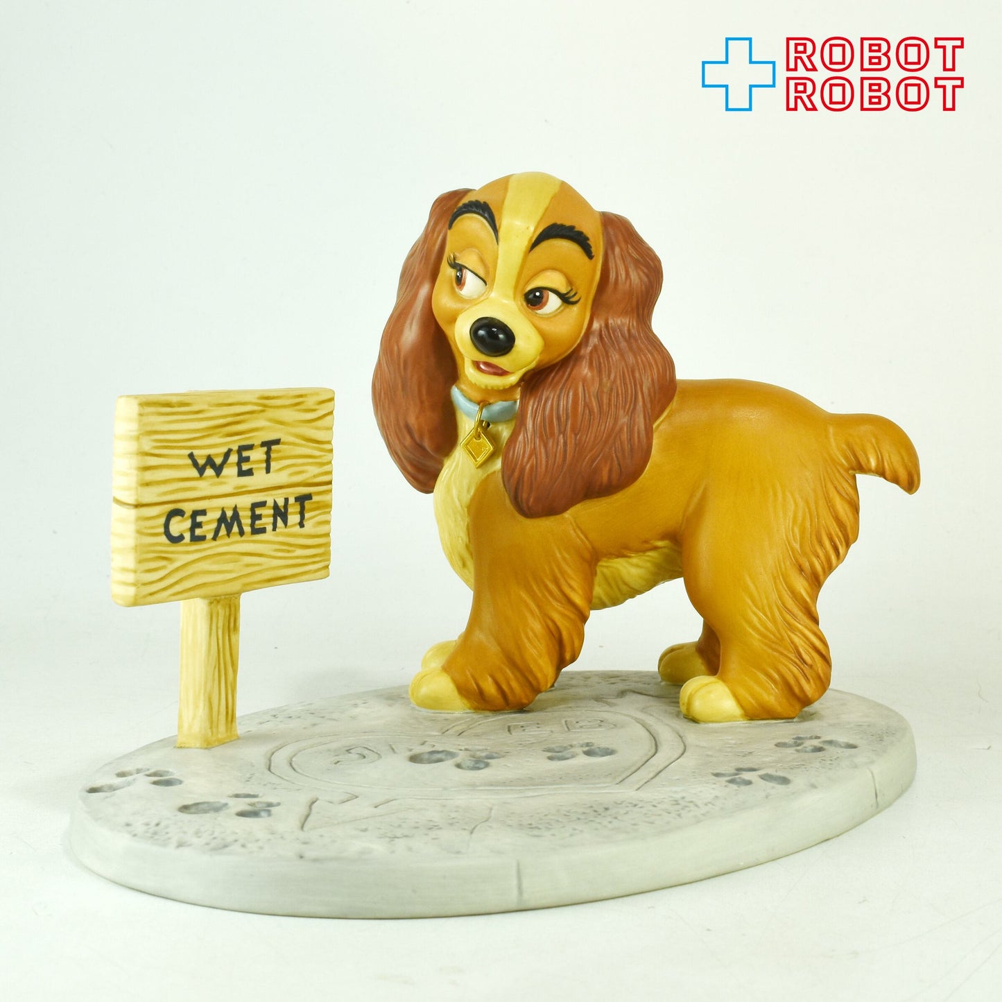 ディズニー WDCC わんわん物語 レディ& トランプ  トランプ・イン・ ラブ レディ・イン・ラブ フィルム付き 箱付き ※難あり