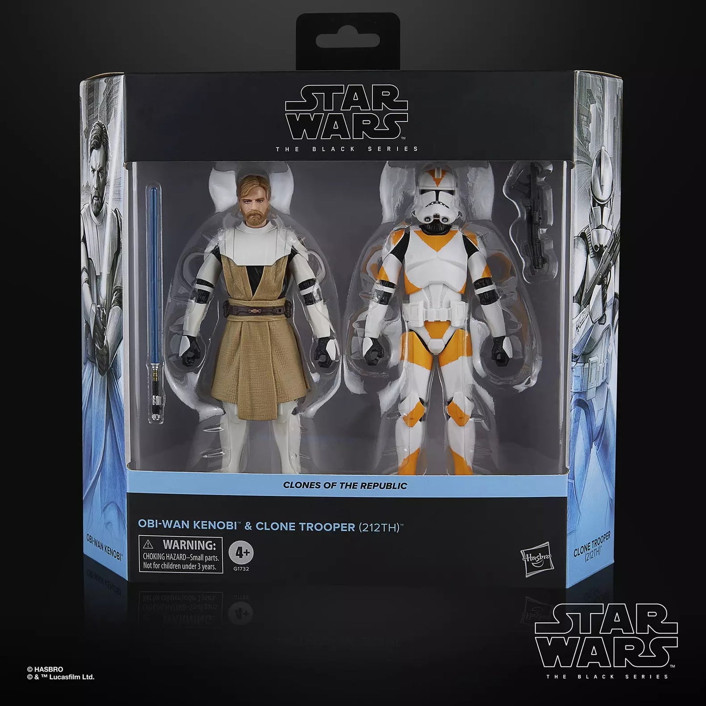スター・ウォーズ ブラックシリーズ #CW03 オビ＝ワン・ケノービ & クローン・トルーパー (212大隊) 6インチフィギュア 国内版 未開封
