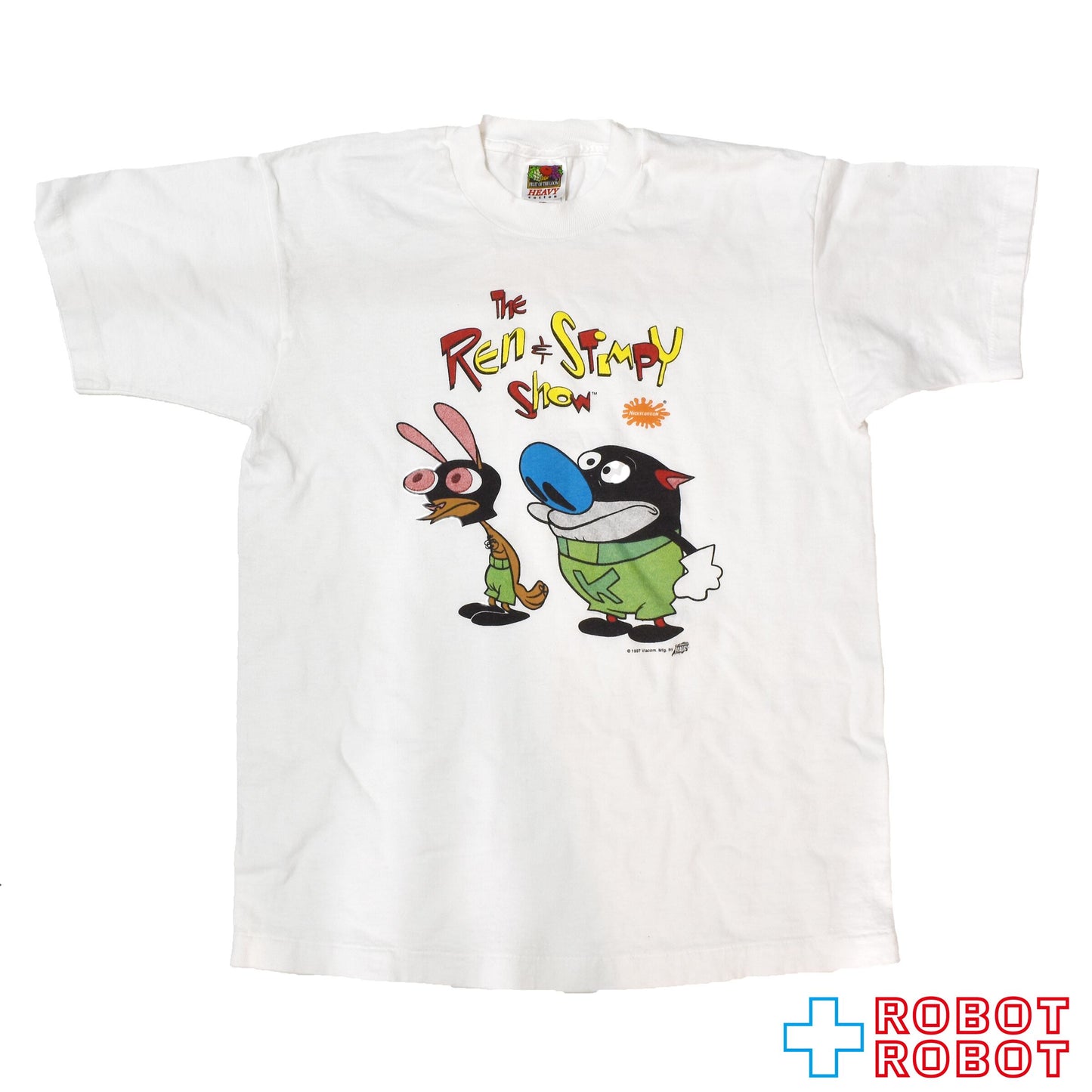 フルーツオブザルーム レンとスティンピー プリントTシャツ 1997 Mサイズ 古着