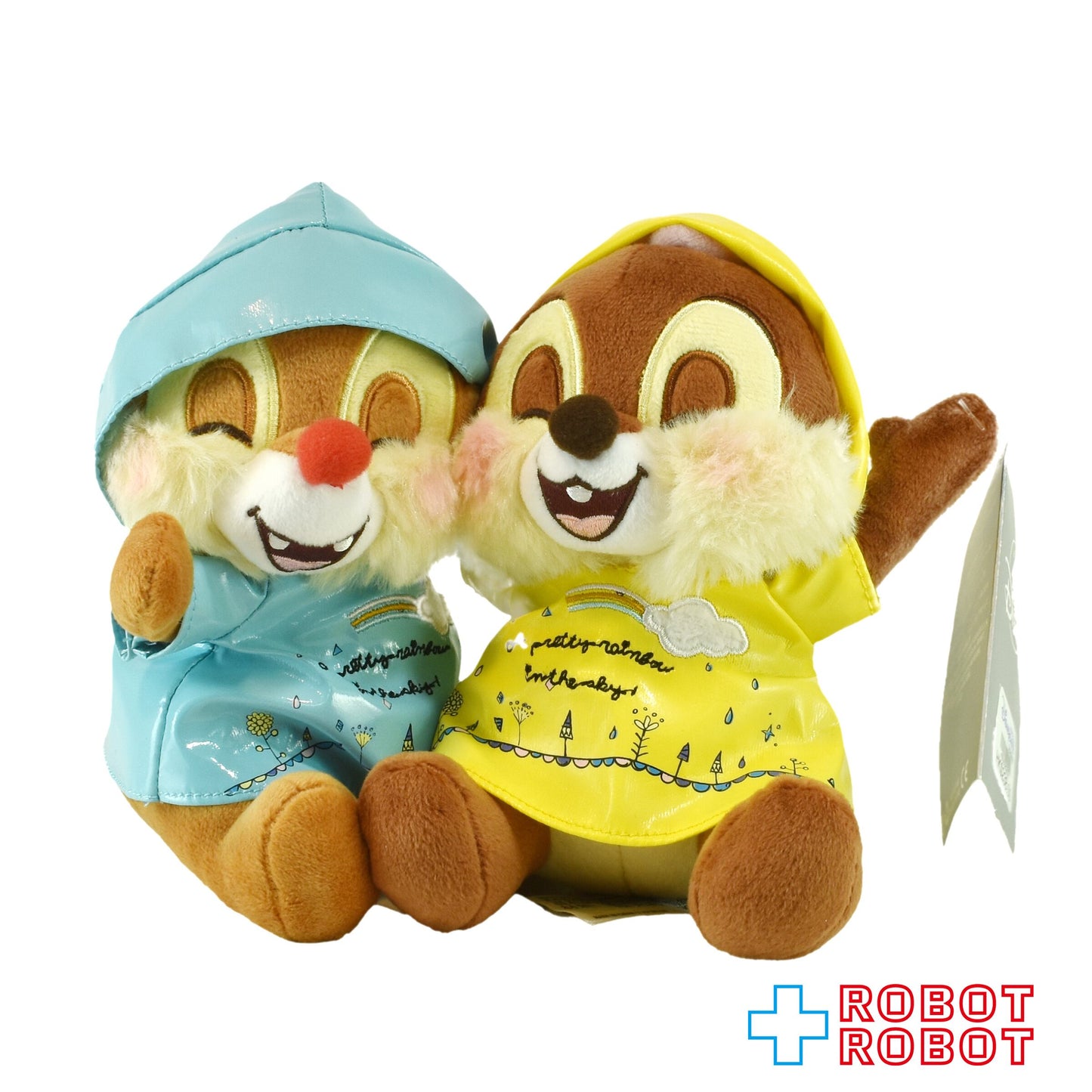 HKDL 香港ディズニーランド チップとデール ぬいぐるみ レインコート 紙タグ付き