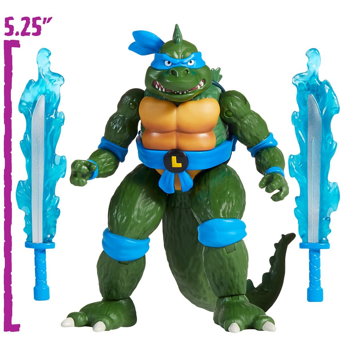 プレイメイツ ティーンエイジ・ミュータント・ニンジャ・タートルズ TMNT x ゴジラ ウェーブ1 レオナルド as ゴジラ アクションフィギュア 未開封