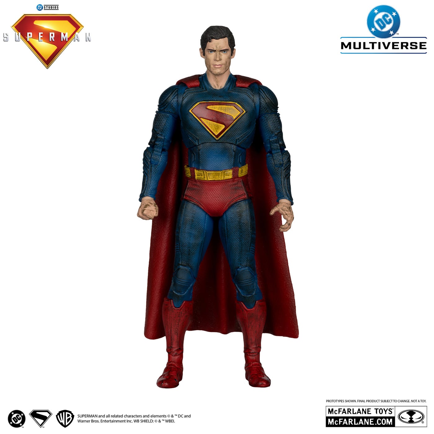 DC マルチバース スーパーマン (2025) #326 スーパーマン (バトルダメージ) 7インチ アクションフィギュア 国内版 未開封