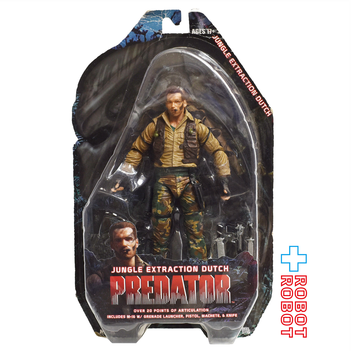 ネカ プレデター シリーズ 08 プレデター / ジャングル・エクストラクション・ダッチ 7インチアクションフィギュア 未開封
