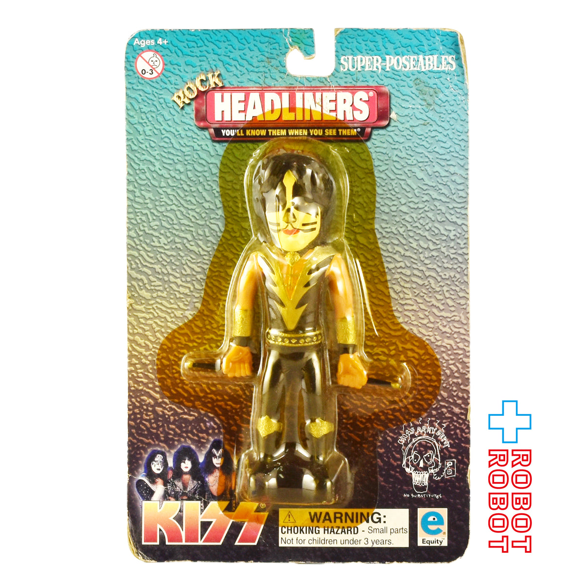 KISS キッス ロック ヘッドライナーズ ピーター・クリス スーパーポーザブル ベンダブル フィギュア 未開封