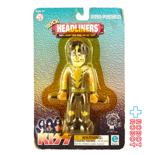 KISS キッス ロック ヘッドライナーズ ピーター・クリス スーパーポーザブル ベンダブル フィギュア 未開封