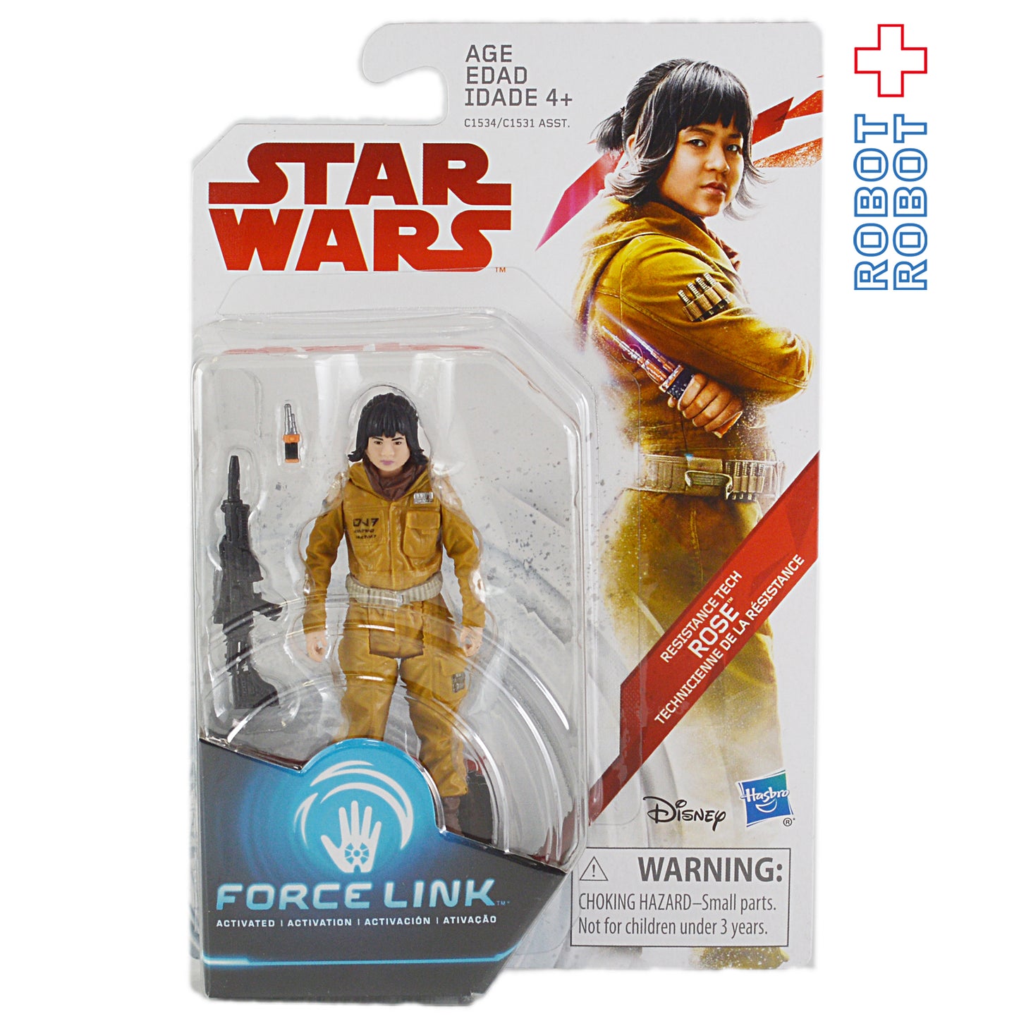 スター・ウォーズ フォースリンク ローズ [TLJ] 3.75インチ アクションフィギュア 国内版 ※ブリスターはがれ