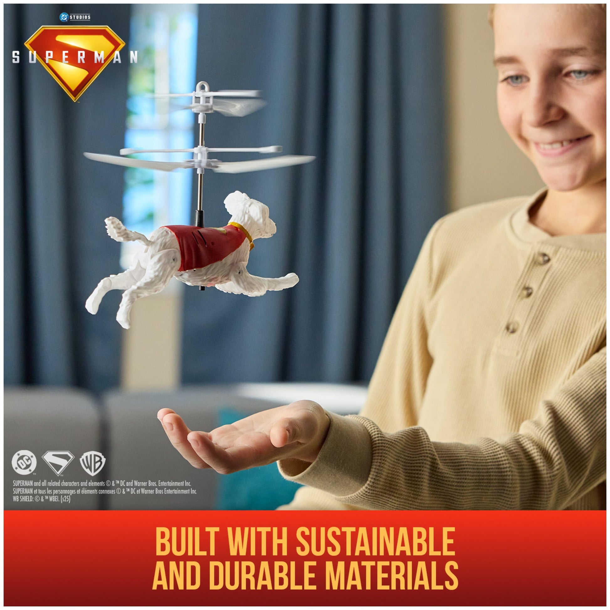 DC クリプト・ザ・スーパードッグ(スーパーマンの犬) 空飛ぶトイ 箱入未開封新品