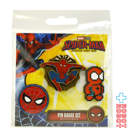 マーベル スパイダーマン : ブランド・ニュー・デイ ピンバッジセット 未開封