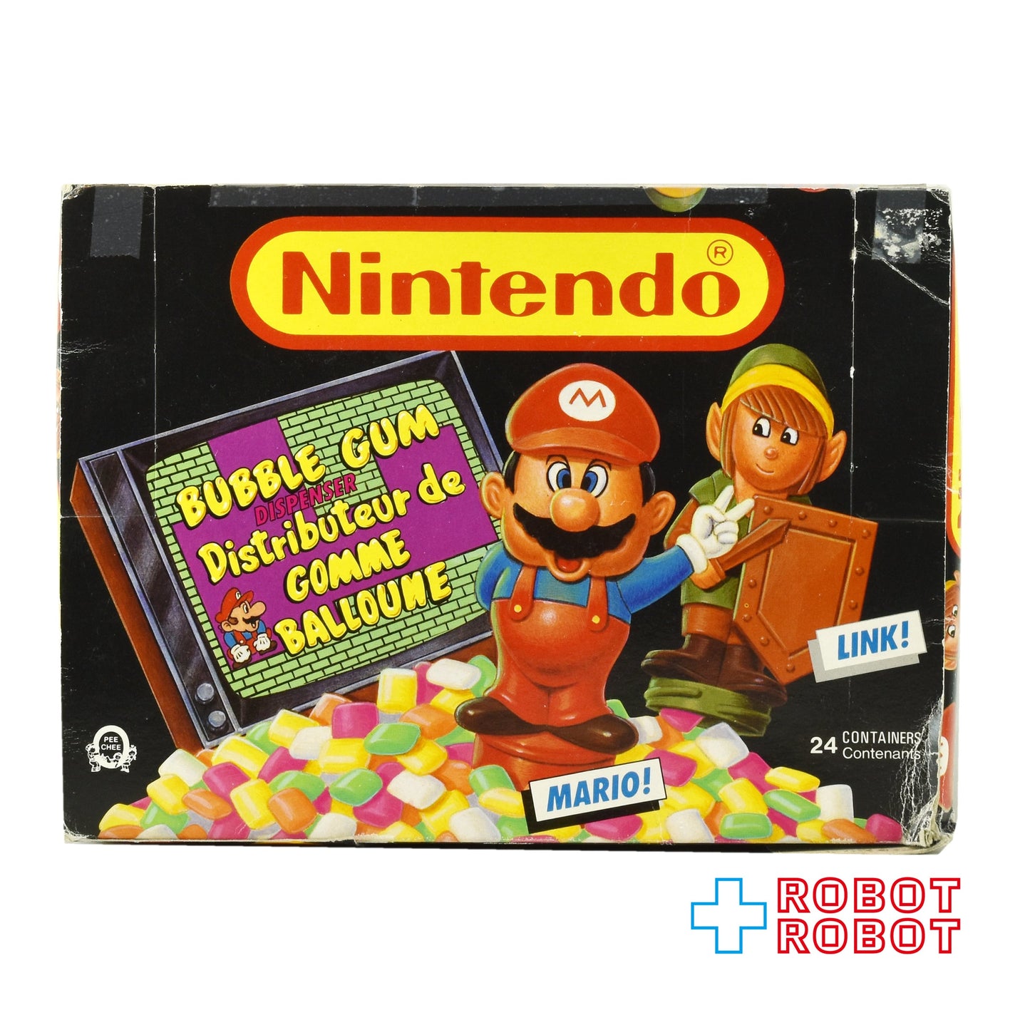 トップス ニンテンドー スーパーマリオ バブルガムディスペンサー 空箱