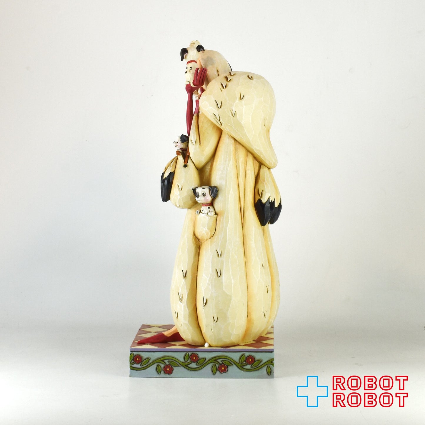 ディズニー・トラディション ジム・ショア エネスコ 101匹わんちゃん クルエラ "Fur Lined Diva" フィギュア 箱付