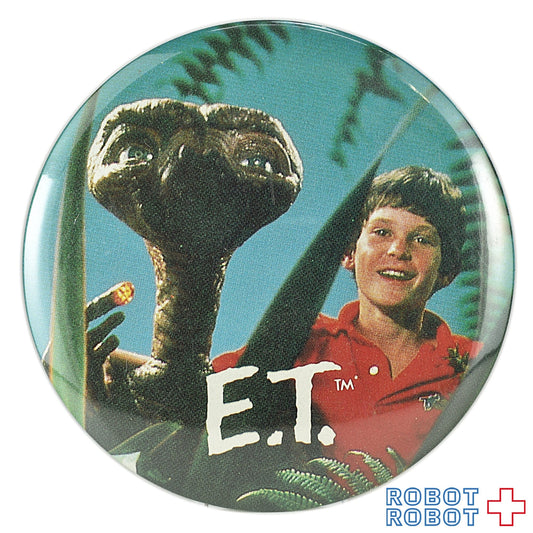 Aviva E.T 缶バッジ E.T.とエリオット 直径15センチ