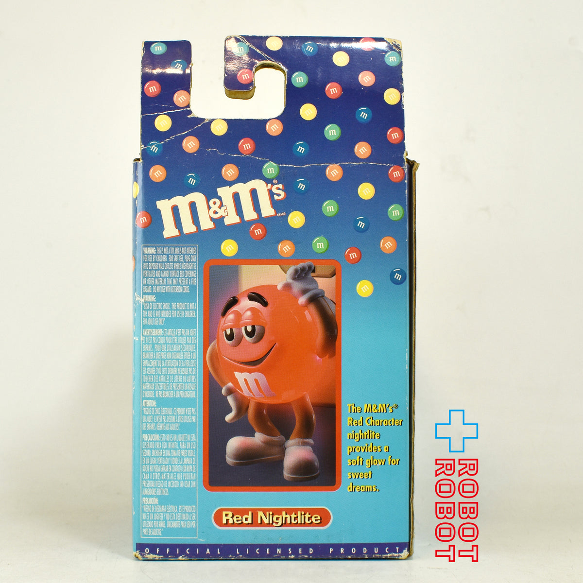 M&M's ナイトライト レッド エムアンドエムズ 箱入 企業物