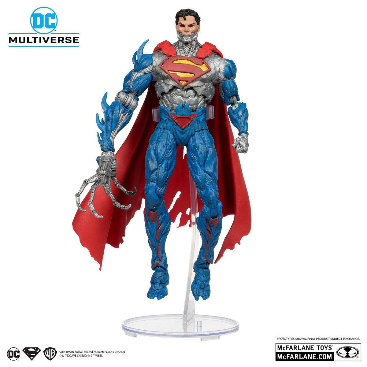 マクファーレン・トイズ DCマルチバース コミック The New 52 #277 サイボーグスーパーマン 7インチ アクションフィギュア 国内版 未開封