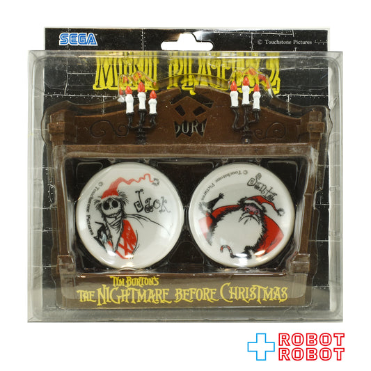 SEGA ナイトメアー・ビフォア・クリスマス サンタジャック ＆ サンディクローズ ミニプレート 小皿 1999 未開封