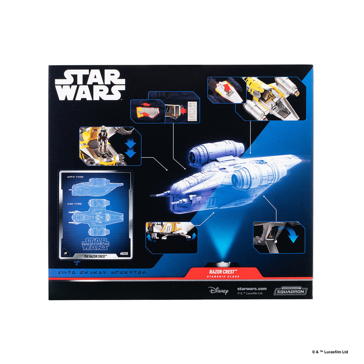 スター・ウォーズ マイクロ・ギャラクシー スターシップ・クラス マンダロリアン・アンド・グローグー レイザー・クレスト 国内版 未開封
