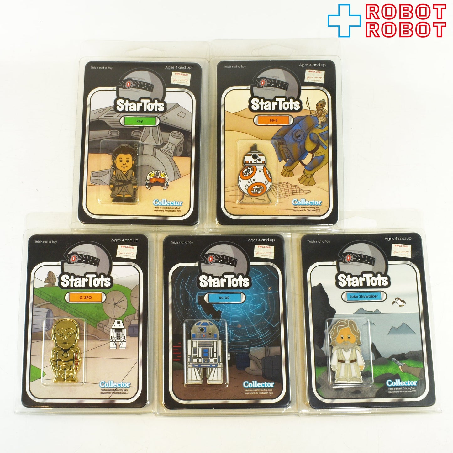 スター・ウォーズ スタートッツ 台紙入コイン 20種セット ディスプレイ箱付 セレブレーション アナハイム2022限定