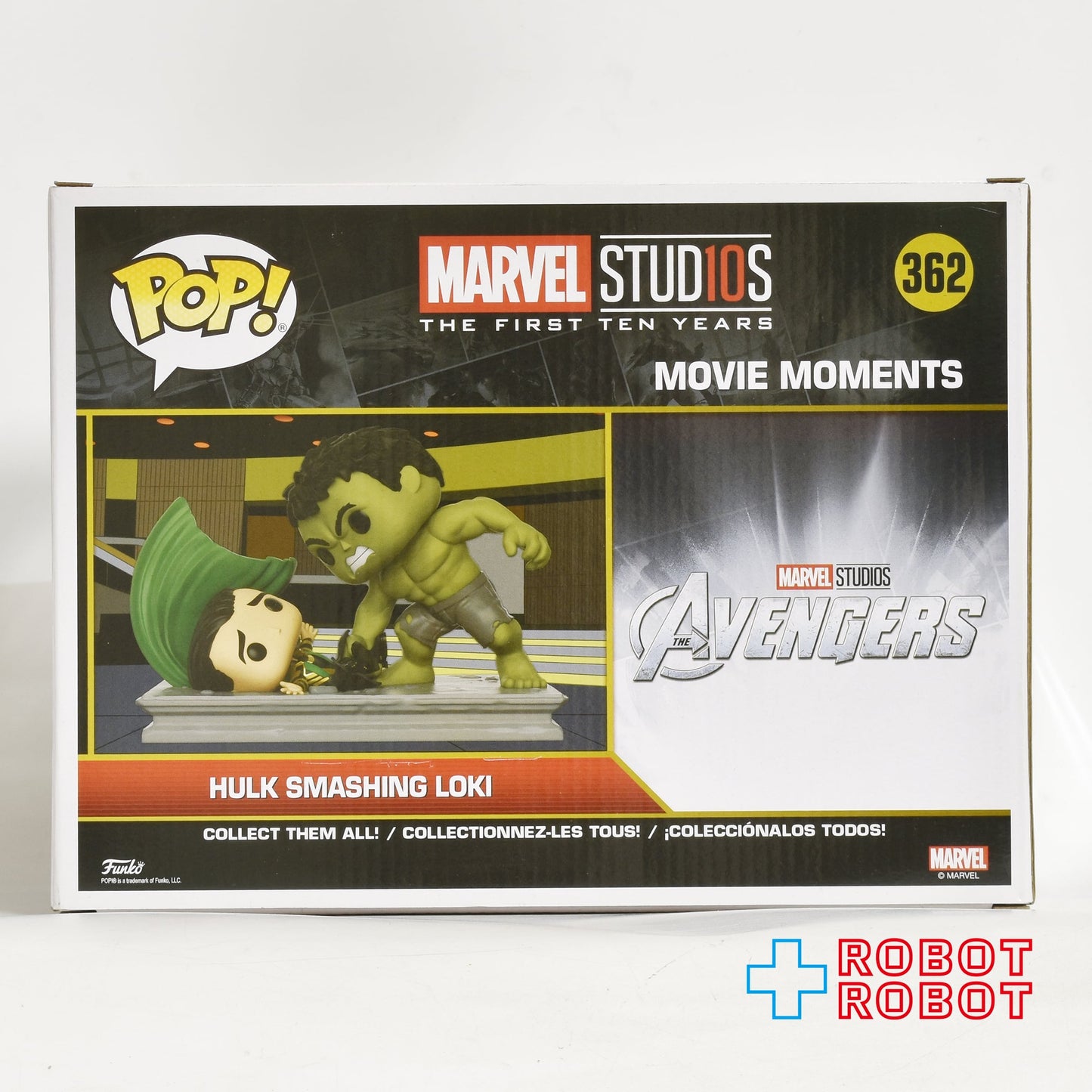 ファンコ POP! 362 MARVEL 10周年シリーズ ハルク スマッシュ ロキ ビニールフィギュア 箱入 国内版
