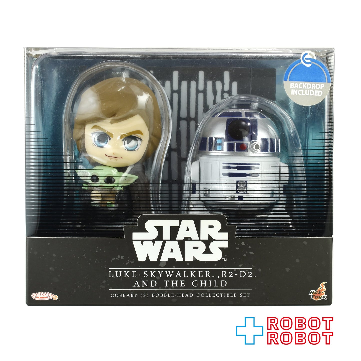 ホットトイズ コスベイビー スター・ウォーズ マンダロリアン / ルーク・スカイウォーカー (ザ・チャイルド付き) & R2-D2 未開封