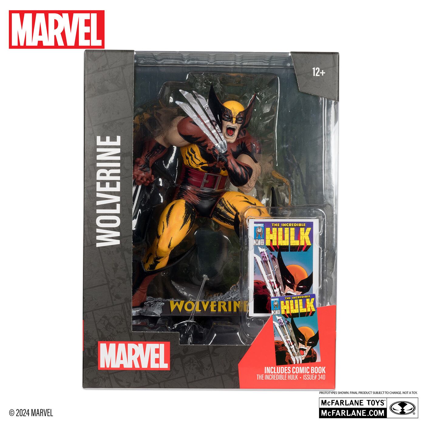 マクファーレン・トイズ マーベル シーン・フィギュア #004 ウルヴァリン トッド・マクファーレン・トイズ／The Incredible Hulk Vol.1 #340 1/6 スタチューフィギュア 未開封