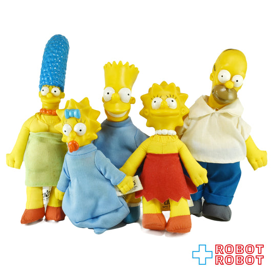 タイトー シンプソンズ ラバーフェイスぬいぐるみ人形 ５種セット 1992 非売品