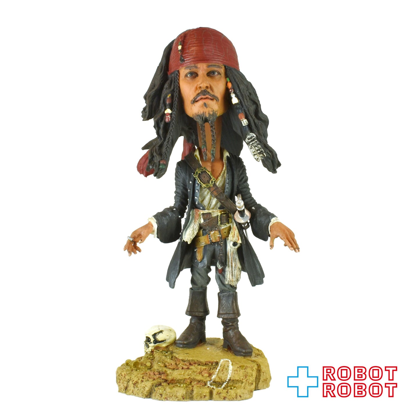 NECA パイレーツ・オブ・カリビアン デッドマンズ・チェスト ジャック・スパロウ ヘッドノッカー 箱入