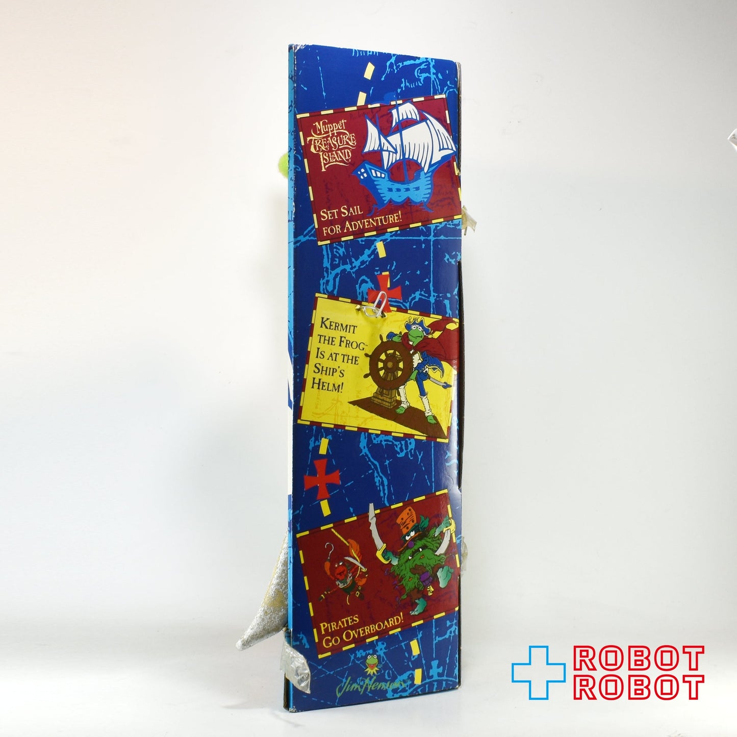 トイビズ マペッツ マペットの宝島 カーミット スモレット船長 ぬいぐるみ人形 1995 箱付き