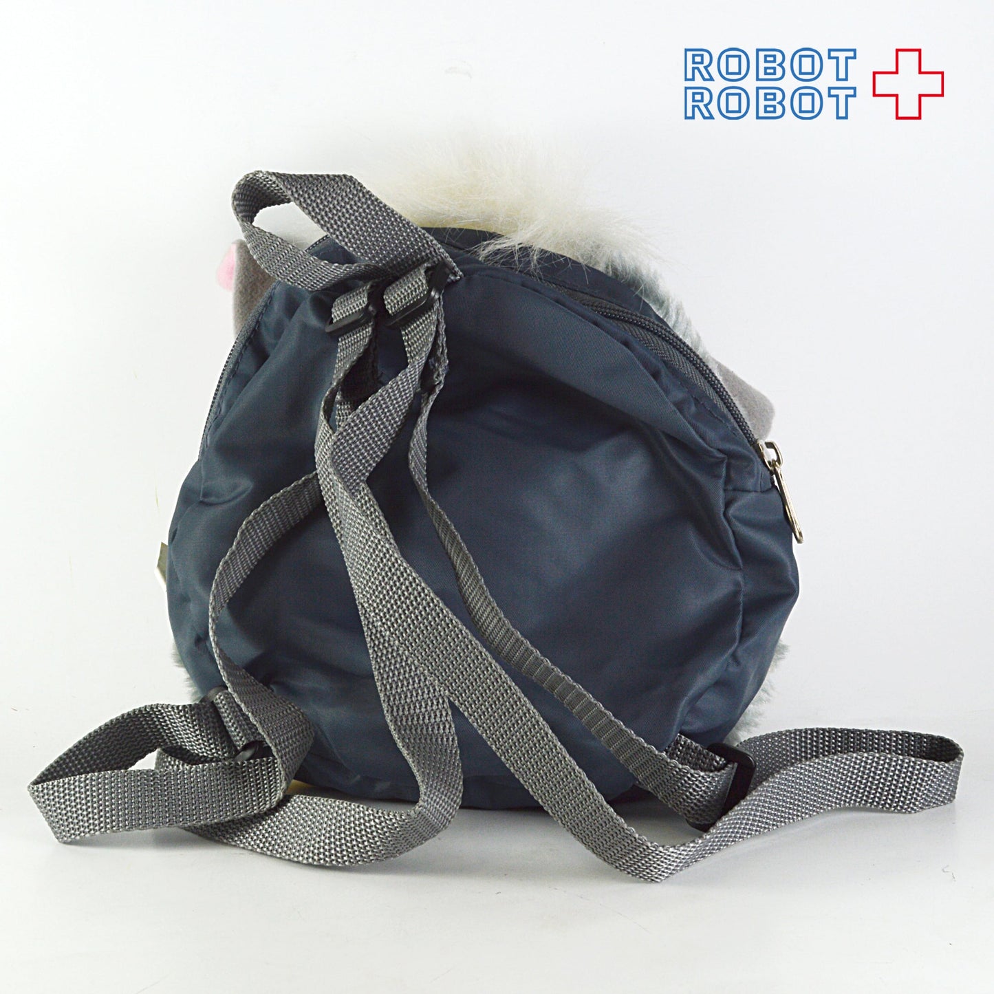 ファービー グレー x ホワイト バックパック リュック ぬいぐるみ人形 23センチ