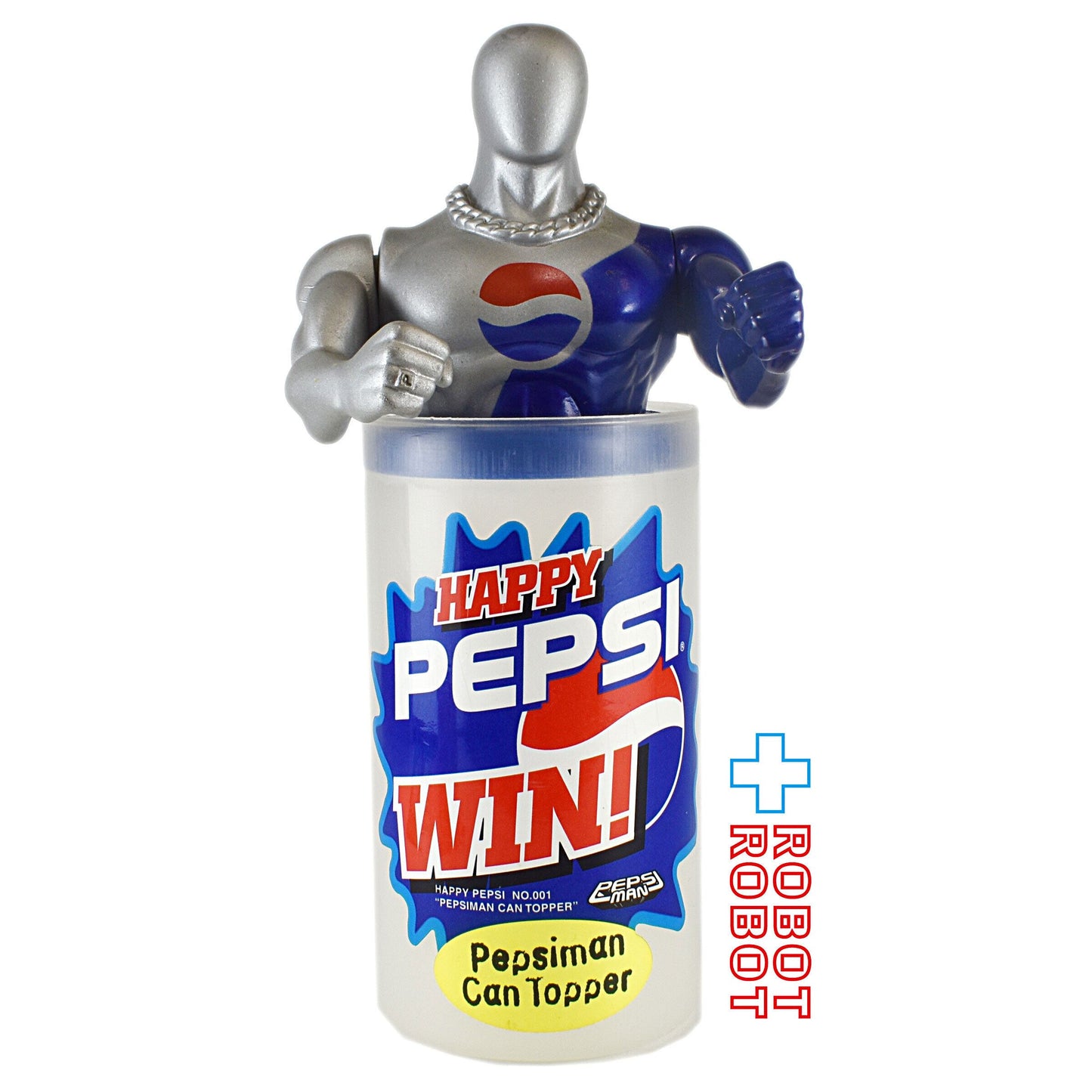 ペプシマン 缶トッパー HAPPY PEPSI WIN ハッピー ペプシ ウィン