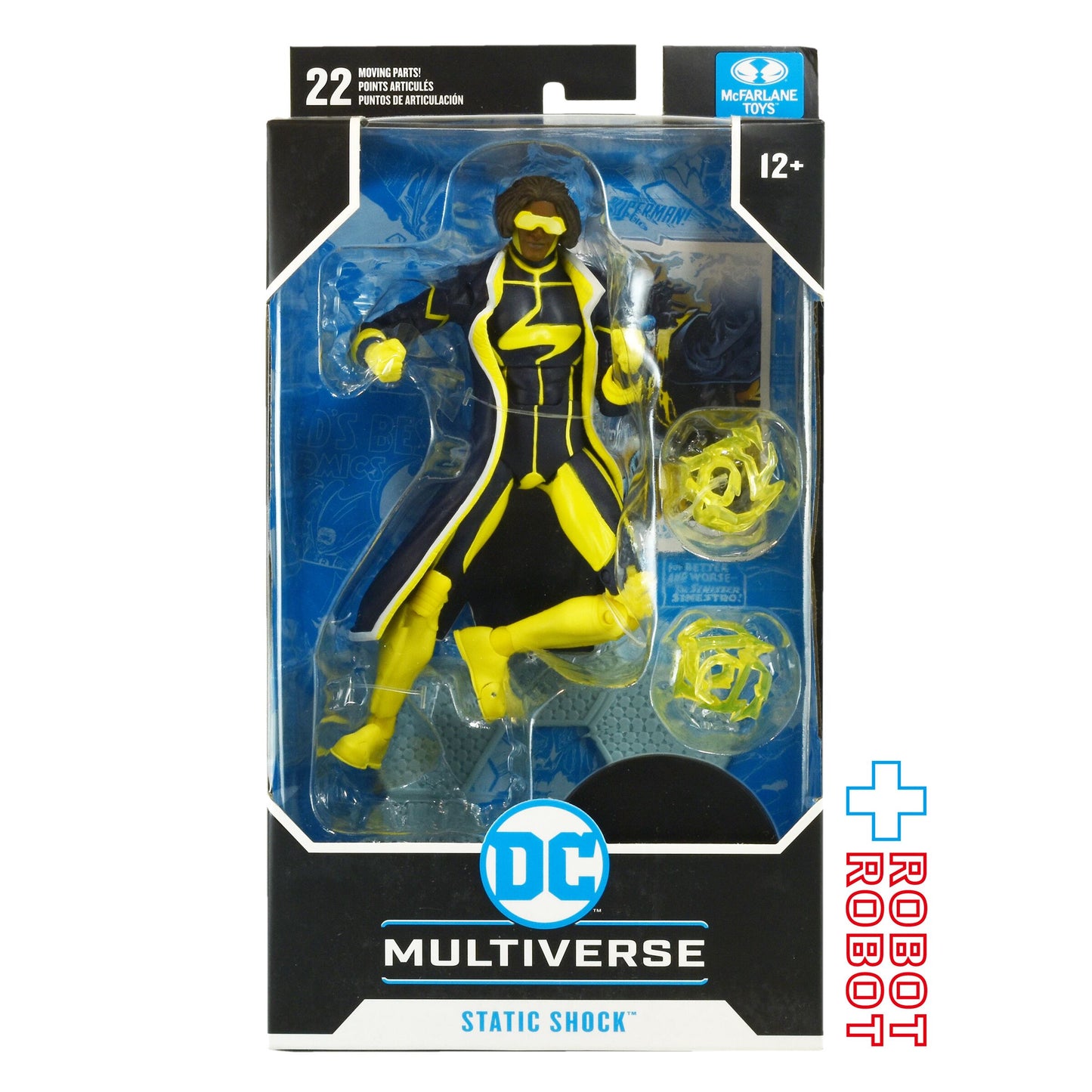 DC マルチバース コミック New 52 #173 スタティック・ショック 7インチ アクションフィギュア 未開封