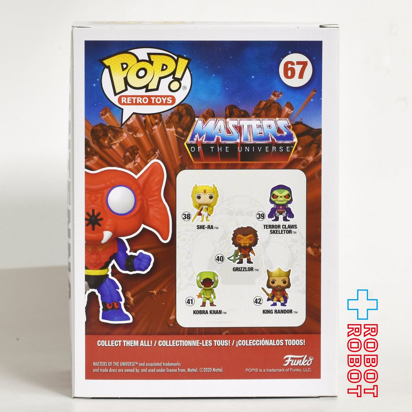 ファンコ POP! レトロ トイ マスターズ・オブ・ザ・ユニバース 67 マンテナ ビニールフィギュア 箱入
