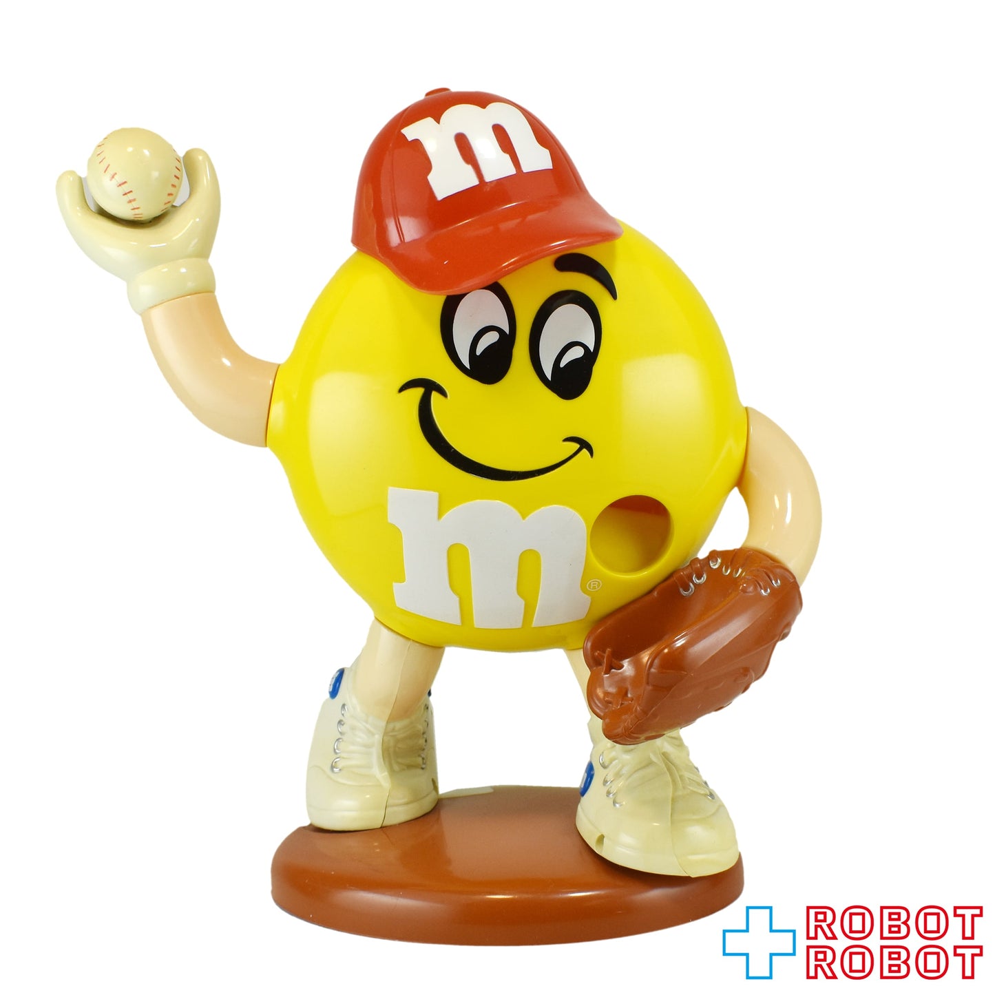 M&M's イエロー 野球 ディスペンサー エムアンドエムズ