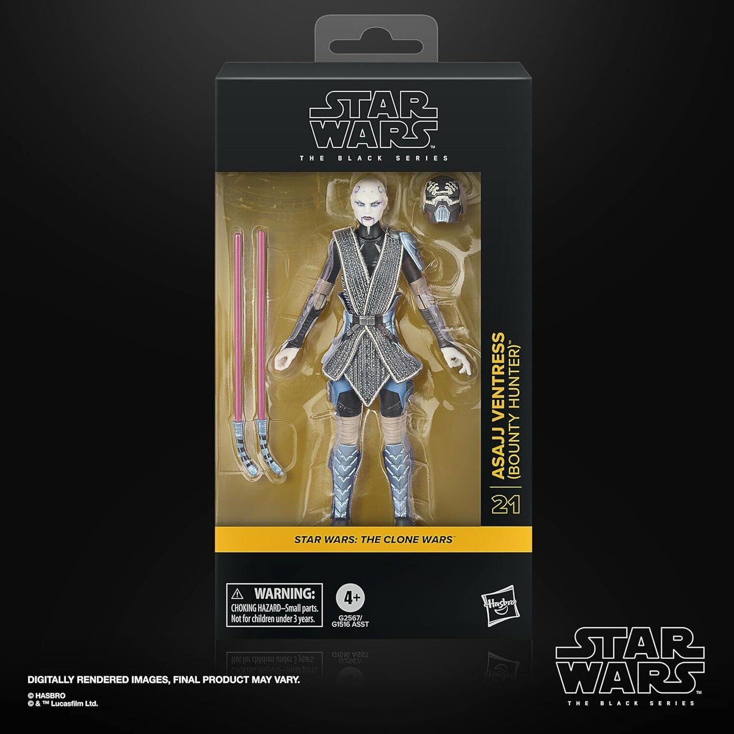 スター・ウォーズ ブラックシリーズ #CW21 アサージ・ヴェントレス(バウンティハンター) [クローン・ウォーズ] 6インチ アクションフィギュア 国内版 未開封