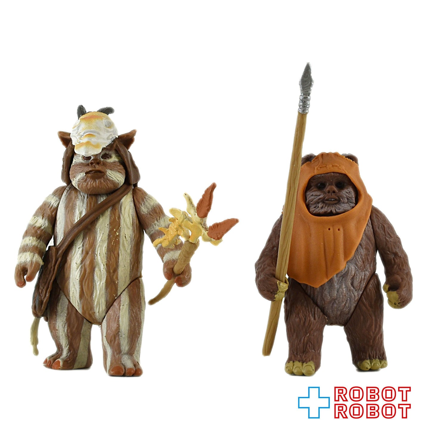 スター・ウォーズ POTF2 FF フリーズフレーム イウォークス:ウィケット＆ログレイ 3.75インチ アクションフィギュア 未開封