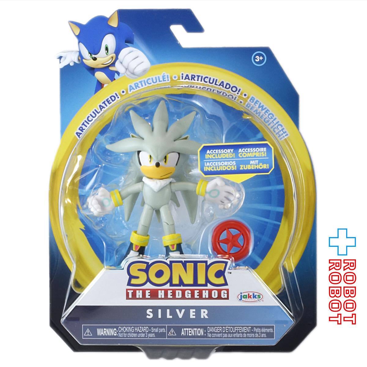 ソニック・ザ・ヘッジホッグ 4インチ アクションフィギュア シルバー ウェーブ7 未開封