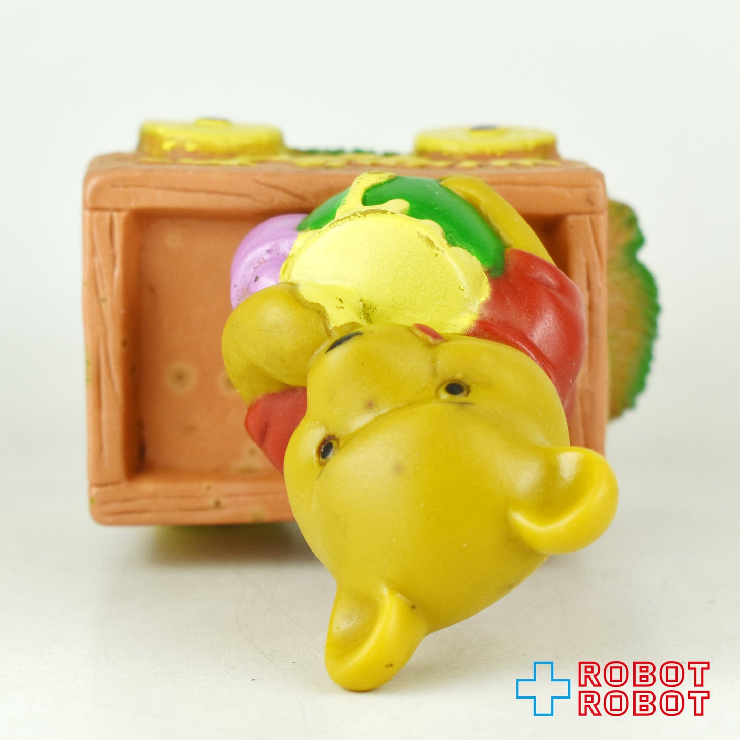 ディズニー くまのプーさん ソフビフィギュア 1979 香港製 ※難有り