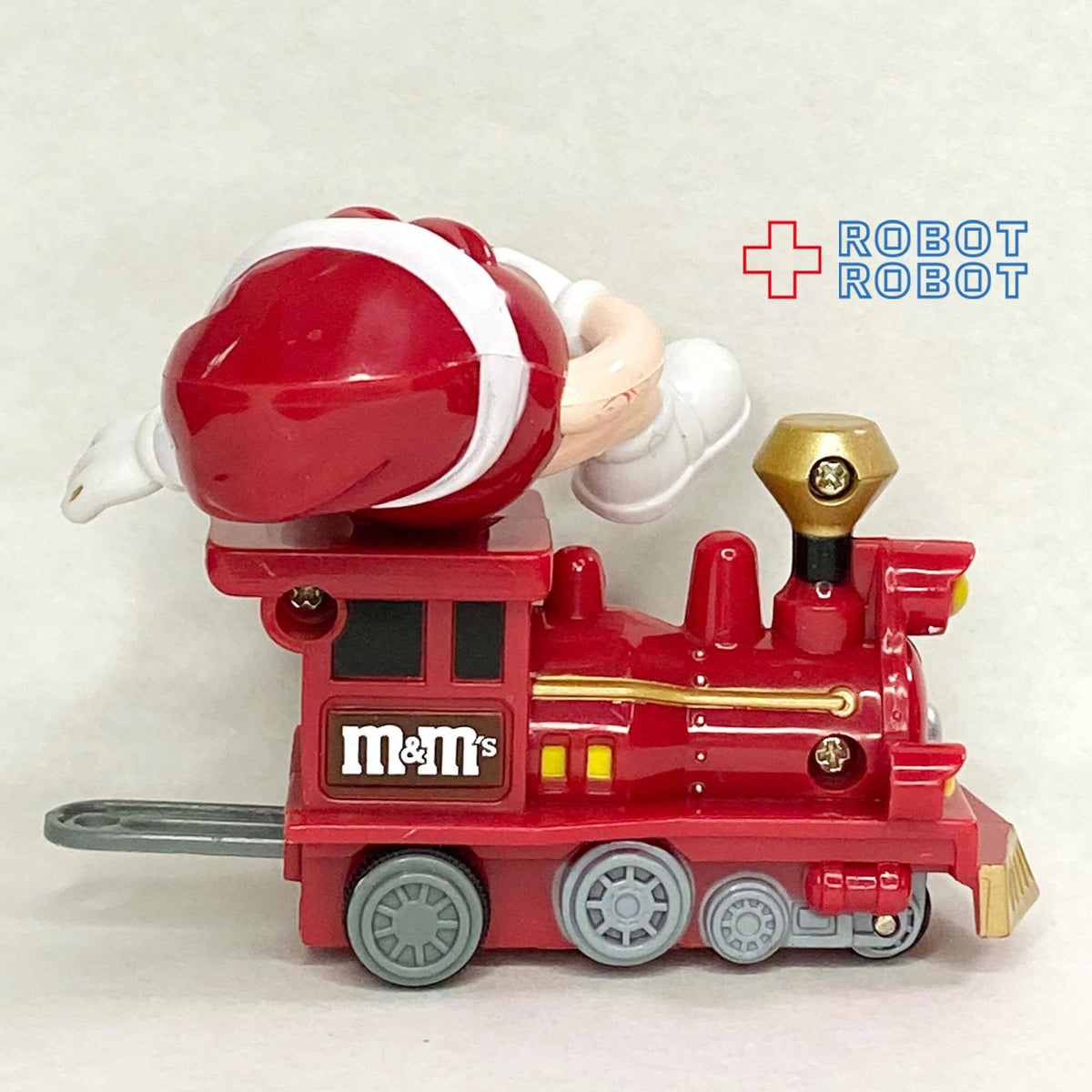 M&M's 2005 クリスマス・トレイン・トッパー レッド サンタハット 赤い機関車 企業物