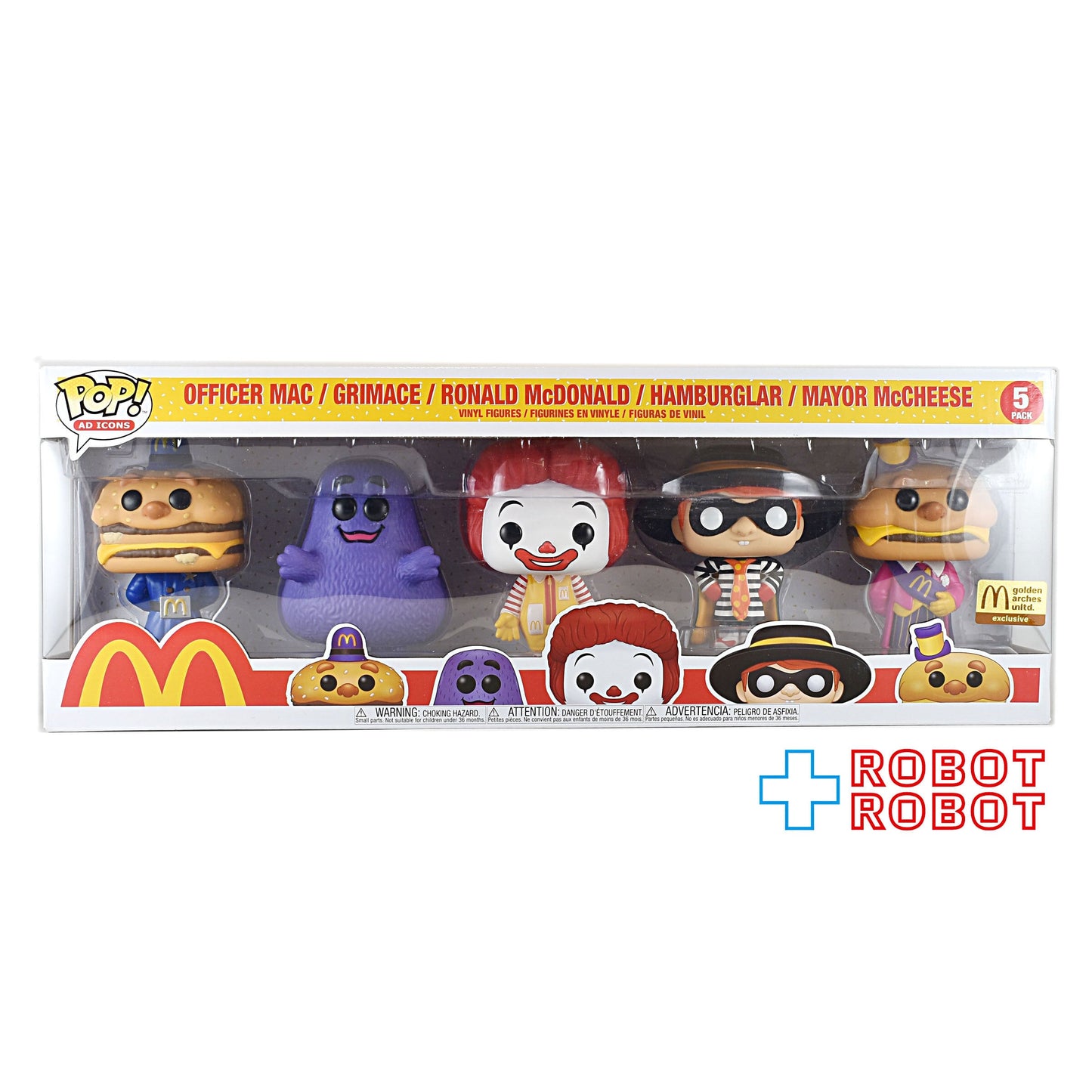 ファンコ POP! ADアイコンズ マクドナルド ５パック ビニールフィギュア