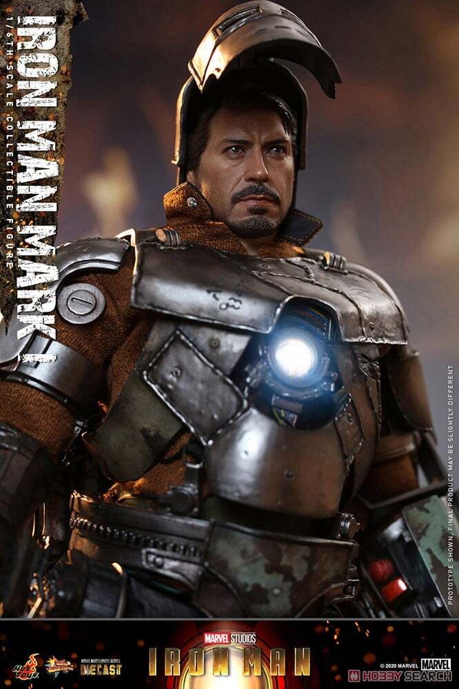 欠品あり：ホットトイズ ムービー・マスターピース MMS168 アイアンマン / アイアンマン マーク1 (2.0) 1/6 アクションフィギュア 開封箱入