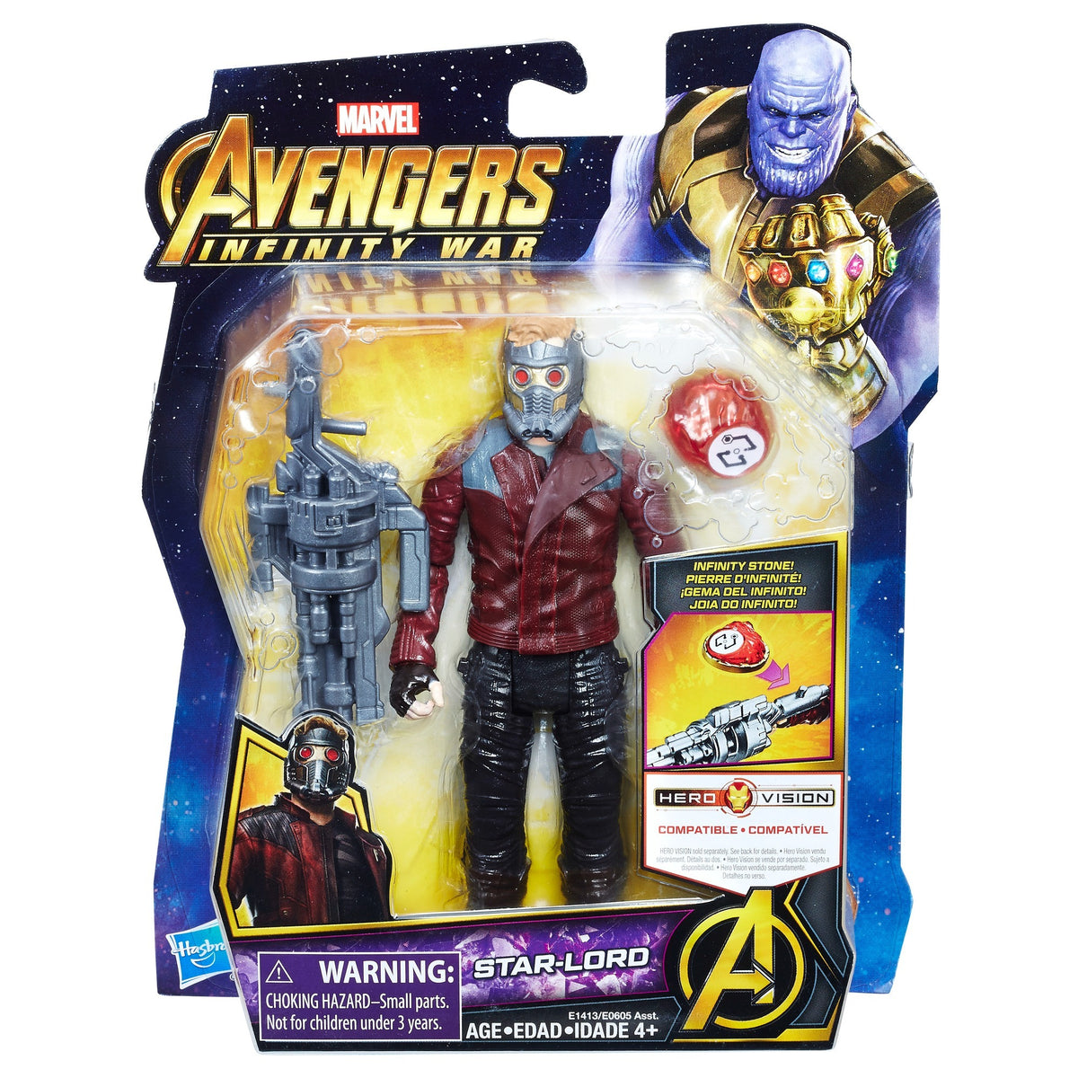 マーベル アベンジャーズ インフィニティウォー 6インチ アクションフィギュア スターロード