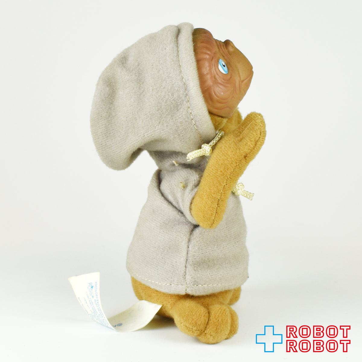 ラス社 E.T. グレイ・パーカー ソフビ顔 ミニぬいぐるみ 11cm 1997
