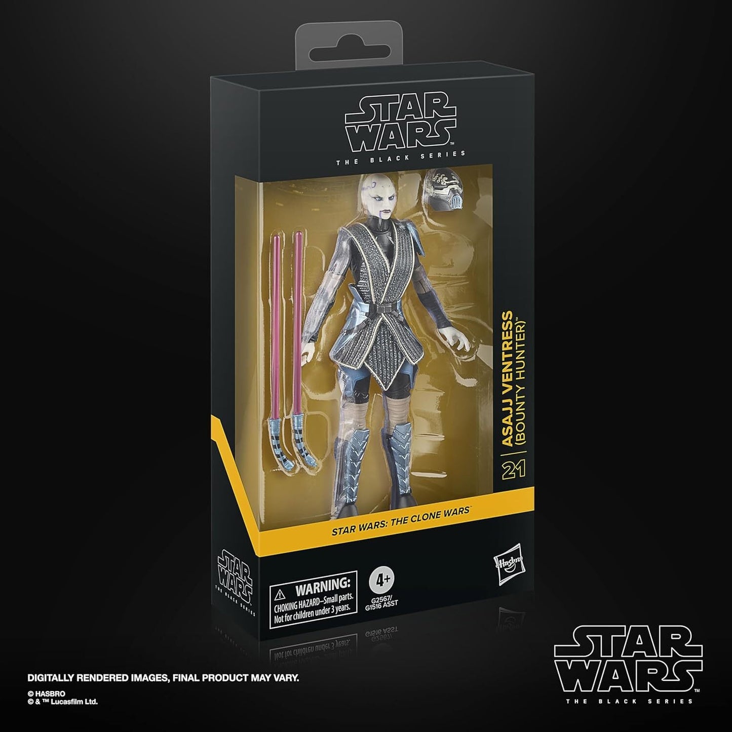 スター・ウォーズ ブラックシリーズ #CW21 アサージ・ヴェントレス(バウンティハンター) [クローン・ウォーズ] 6インチ アクションフィギュア 国内版 未開封