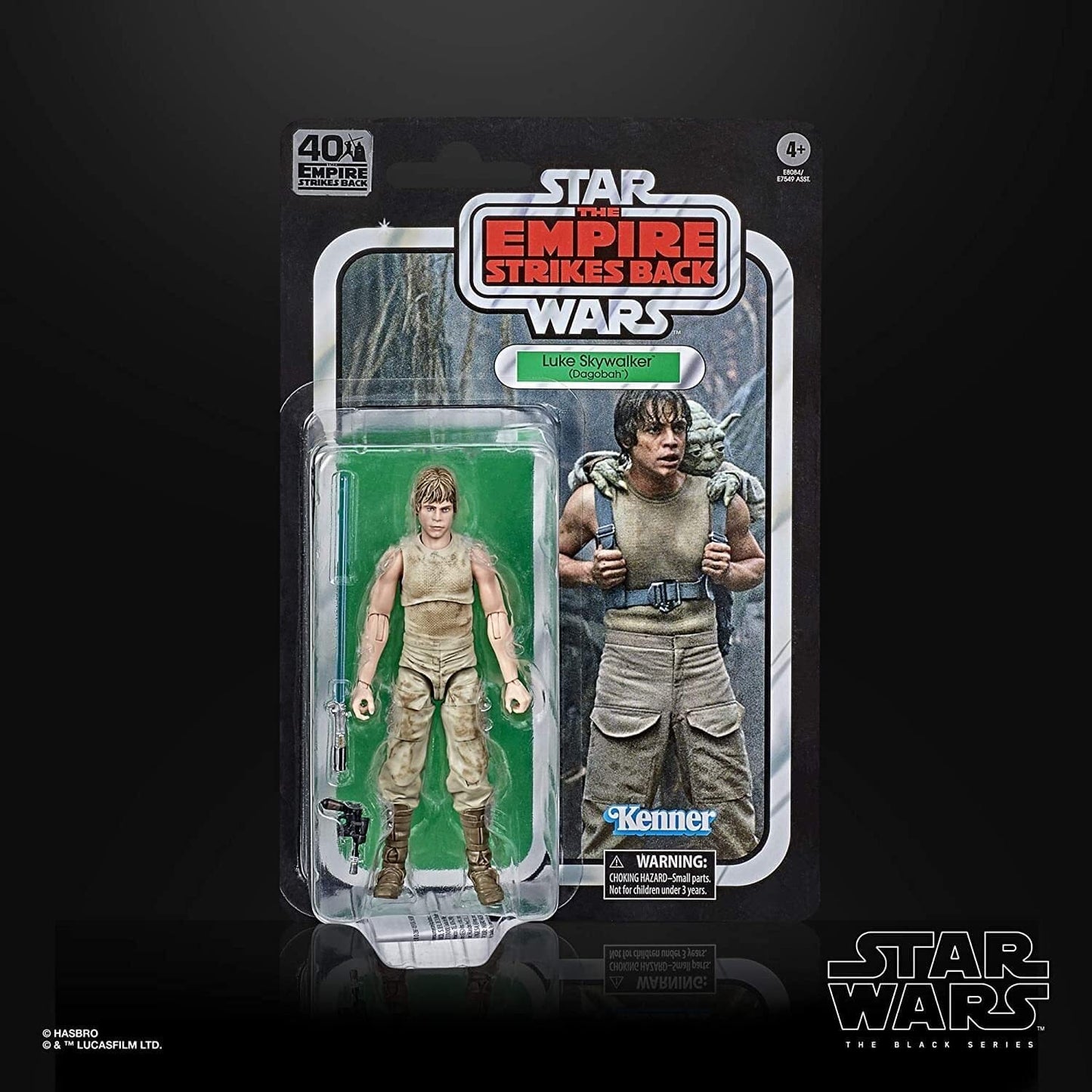 スター・ウォーズ ブラックシリーズ 40周年記念 ルーク・スカイウォーカー (ダゴバ)[ESB] 6インチフィギュア 未開封 ※台紙にシワ